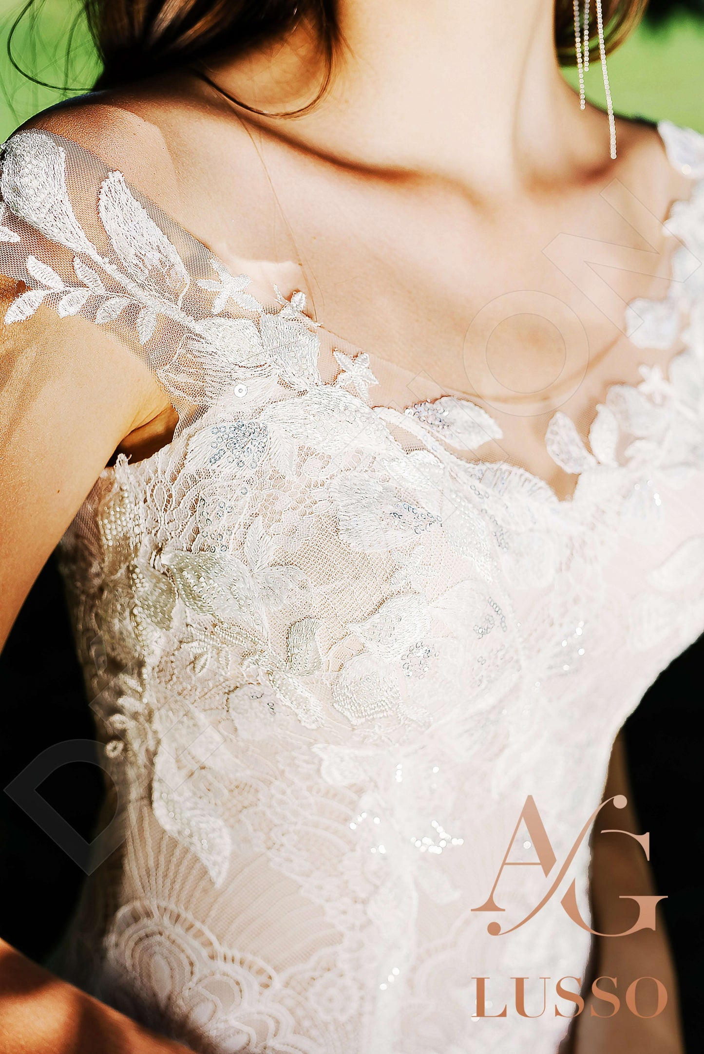 Lanetta Open back A-line Sleeveless Wedding Dress 4