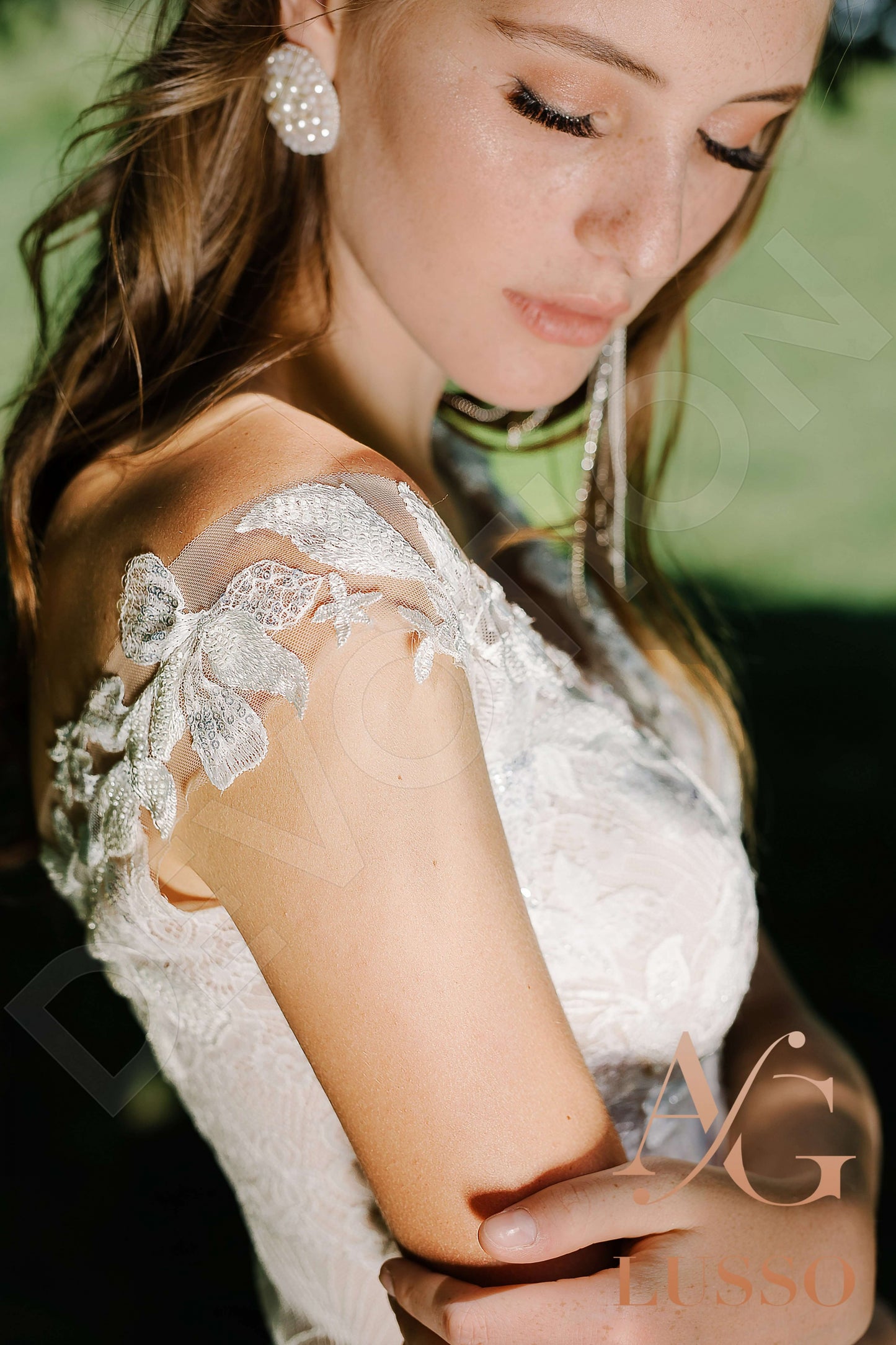 Lanetta Open back A-line Sleeveless Wedding Dress 5
