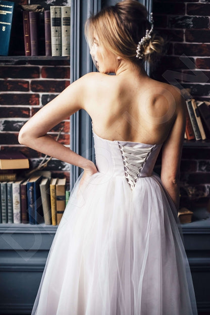 Ondine Open back A-line Strapless Wedding Dress Back