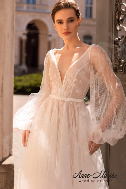 Sophie Open back A-line Long sleeve Wedding Dress 2