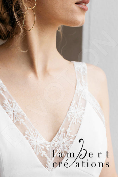 Lagune Open back A-line Straps Wedding Dress 6