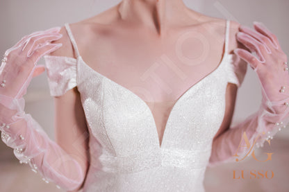 Shine Emilla Open back A-line Straps Wedding Dress 8