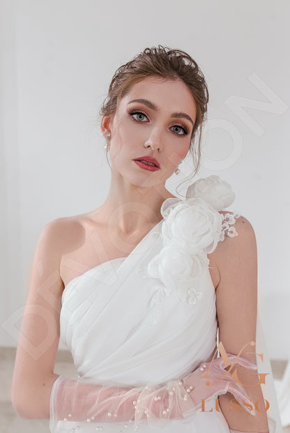 Lorinet Open back A-line Sleeveless Wedding Dress 8