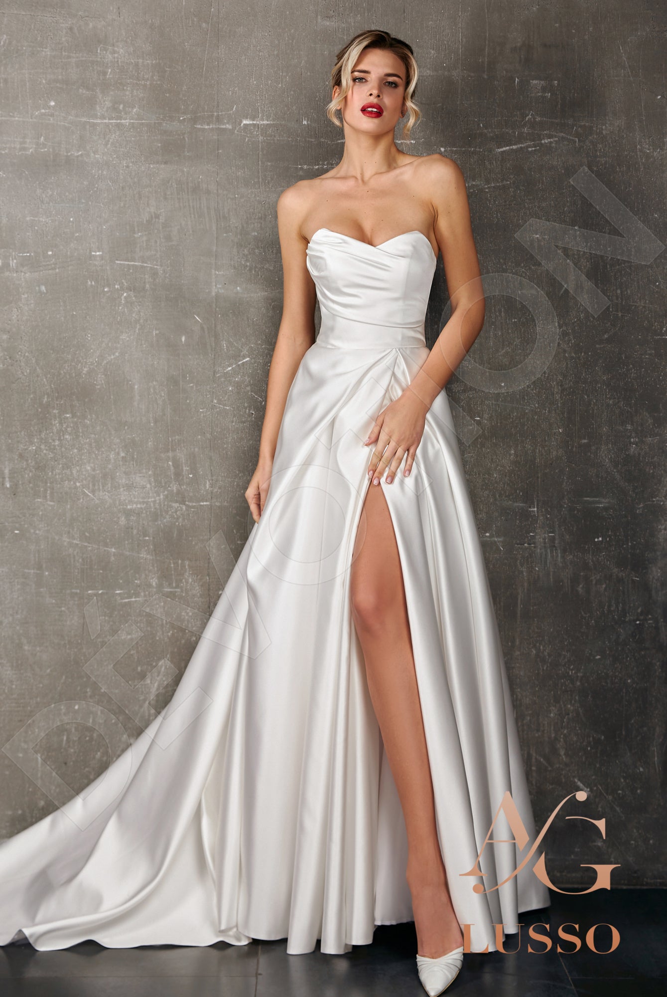 Annet A-line Sweetheart Ivory Wedding dress