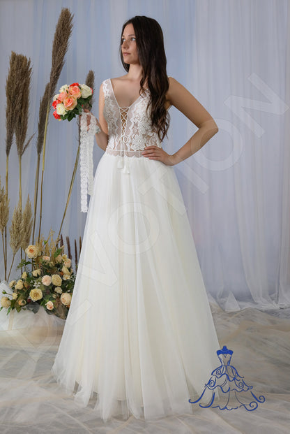 Maja Open back A-line Sleeveless Wedding Dress 6