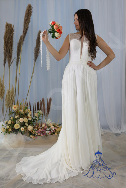 Jola Full back A-line Sleeveless Wedding Dress 8