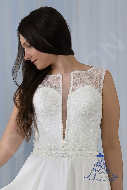 Jola Full back A-line Sleeveless Wedding Dress 6