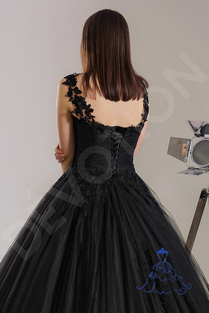 Leonie Open back Princess/Ball Gown Sleeveless Wedding Dress 4