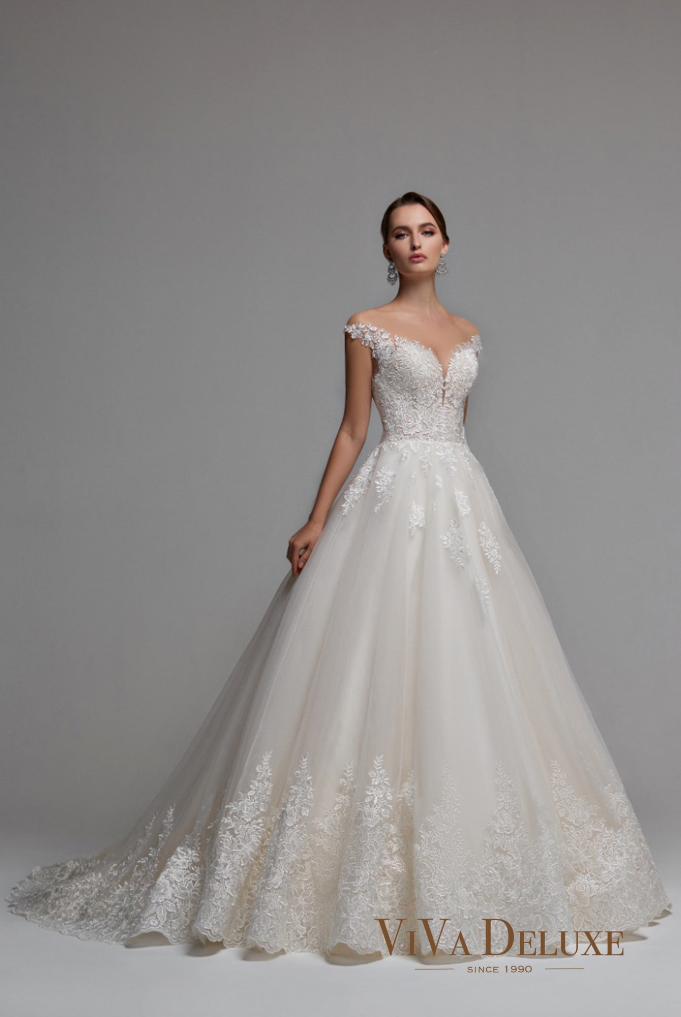 Mira Open back Princess/Ball Gown Sleeveless Wedding Dress 4
