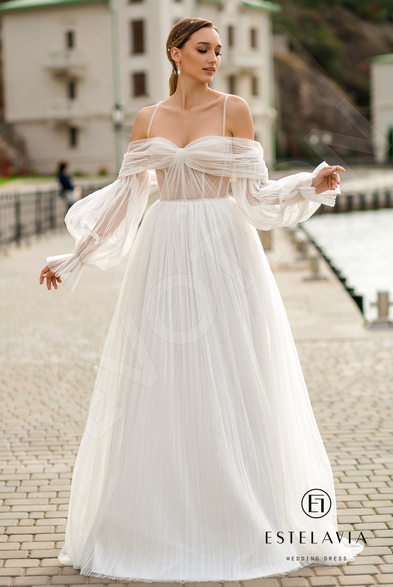 Danara A-line Sweetheart Milk Wedding dress