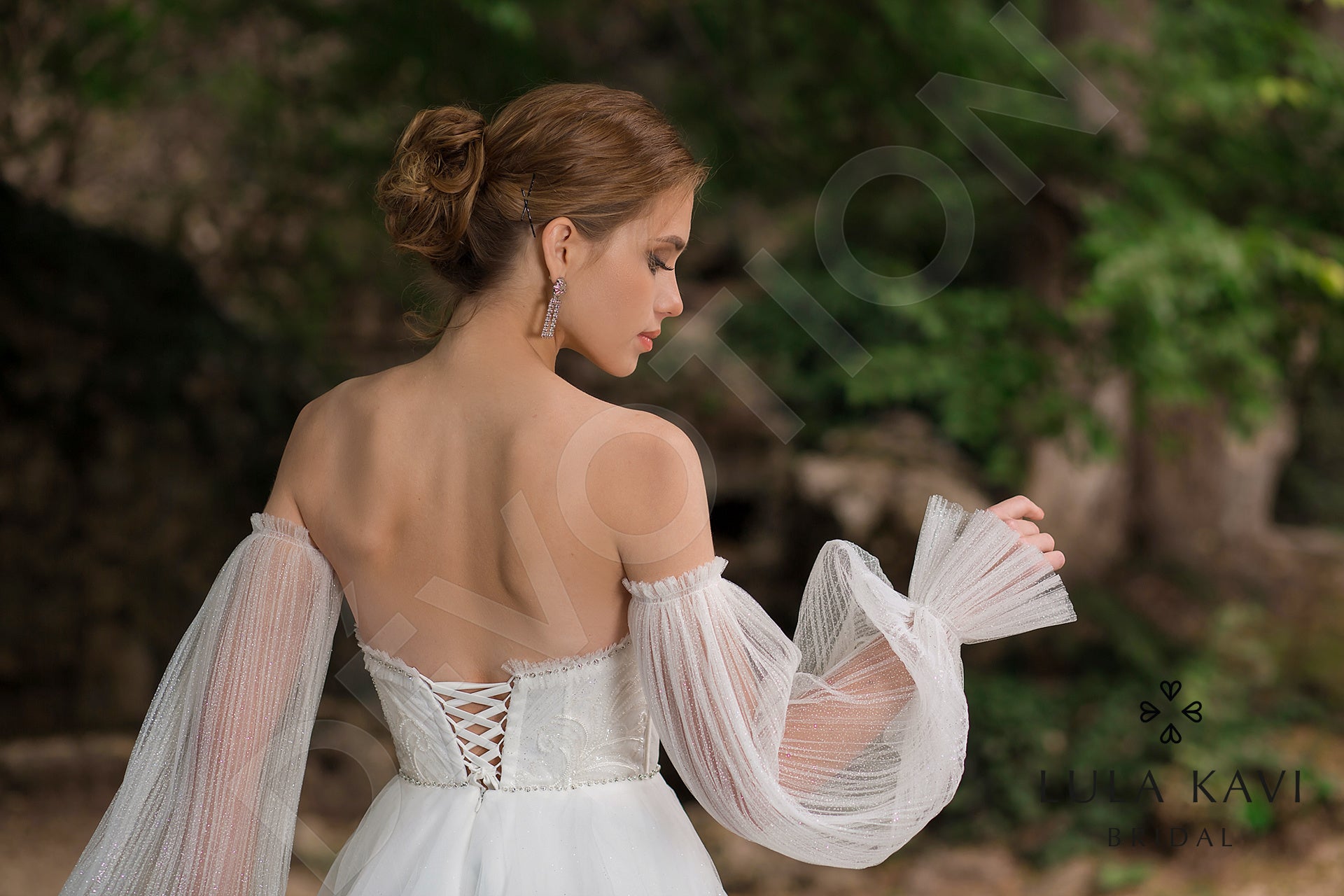 Dara A-line Sweetheart Milk Wedding dress
