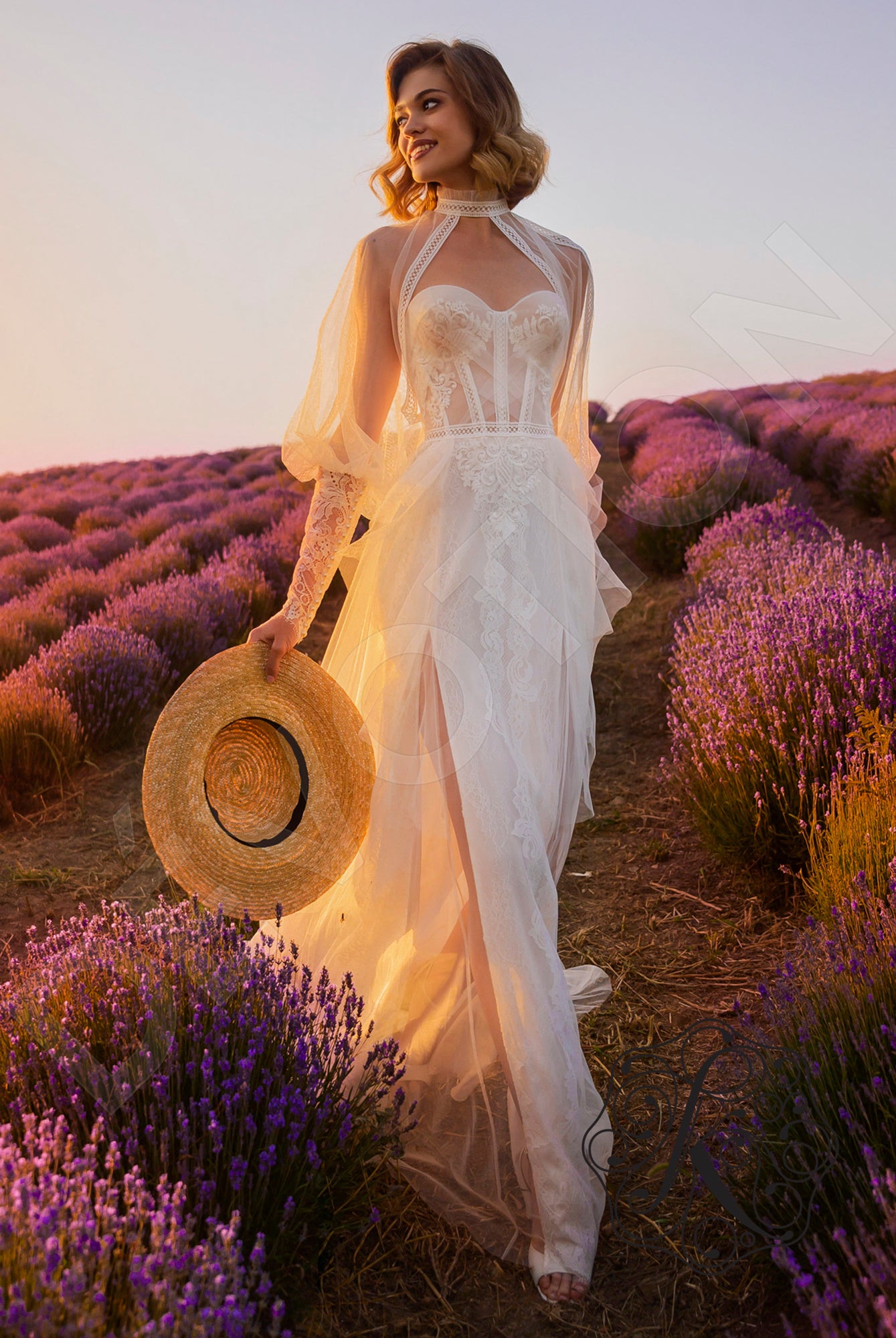 Armel A-line Sweetheart Vanilla Wedding dress