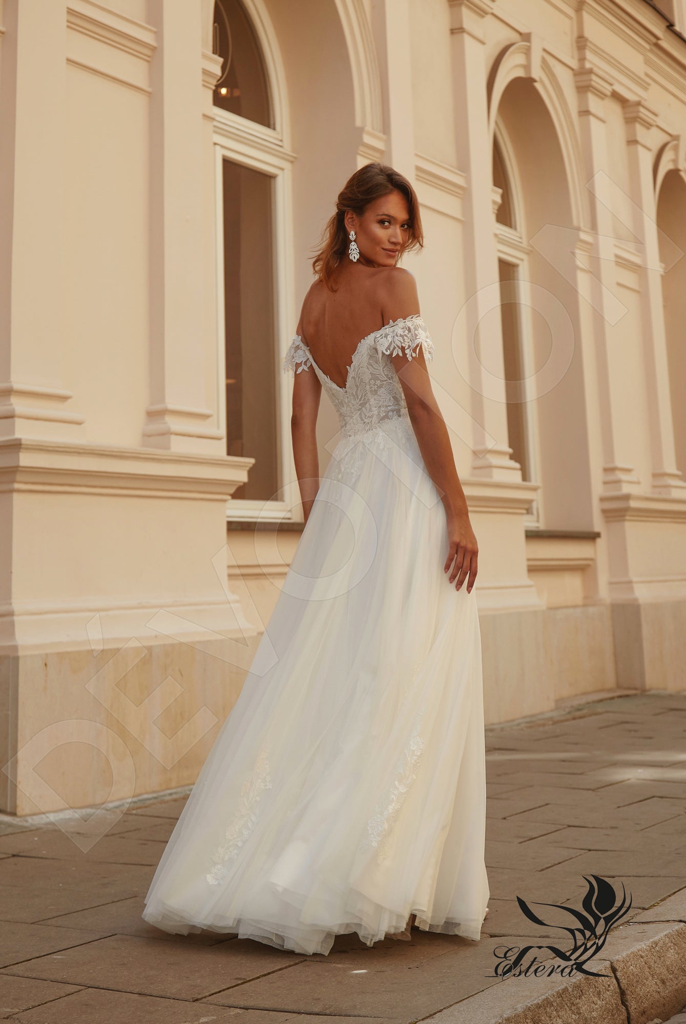 Marilla A-line Sweetheart Ivory Wedding dress