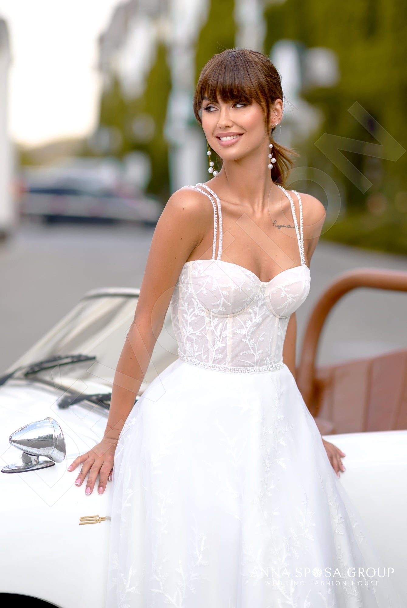 Hrydzh Open back A-line Straps Wedding Dress 4