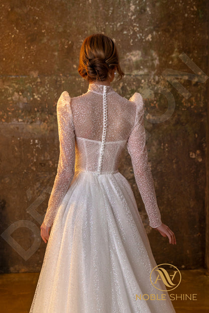 Agadrina Full back A-line Long sleeve Wedding Dress 6