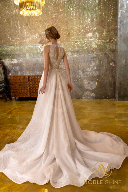 Ormonda Full back A-line Sleeveless Wedding Dress Back