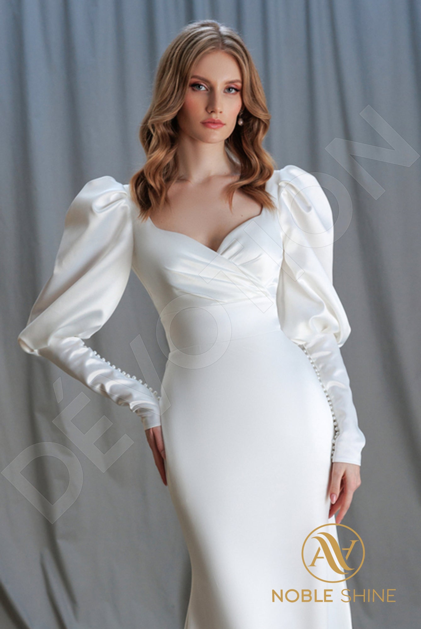 Kaelea Trumpet/Mermaid Sweetheart Milk Wedding dress