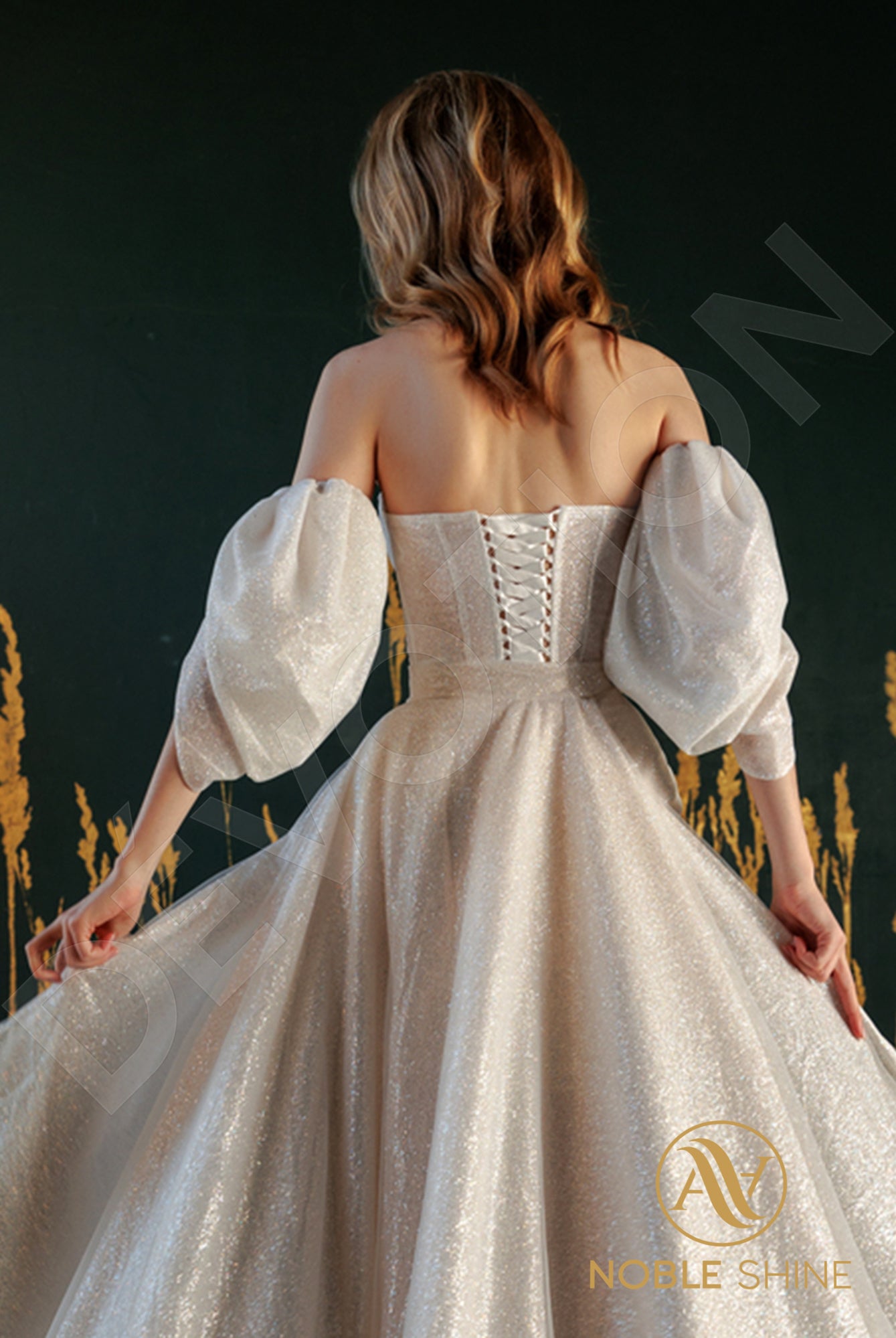 Mersayl Open back Sheath/Column Detachable sleeves and straps Wedding Dress 5