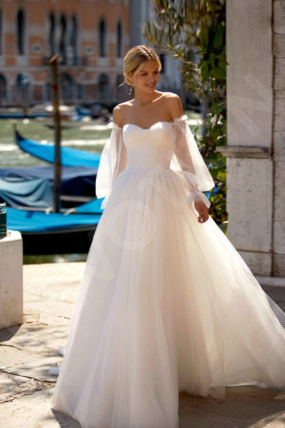 Jada Princess/Ball Gown Sweetheart Ivory Wedding dress 7
