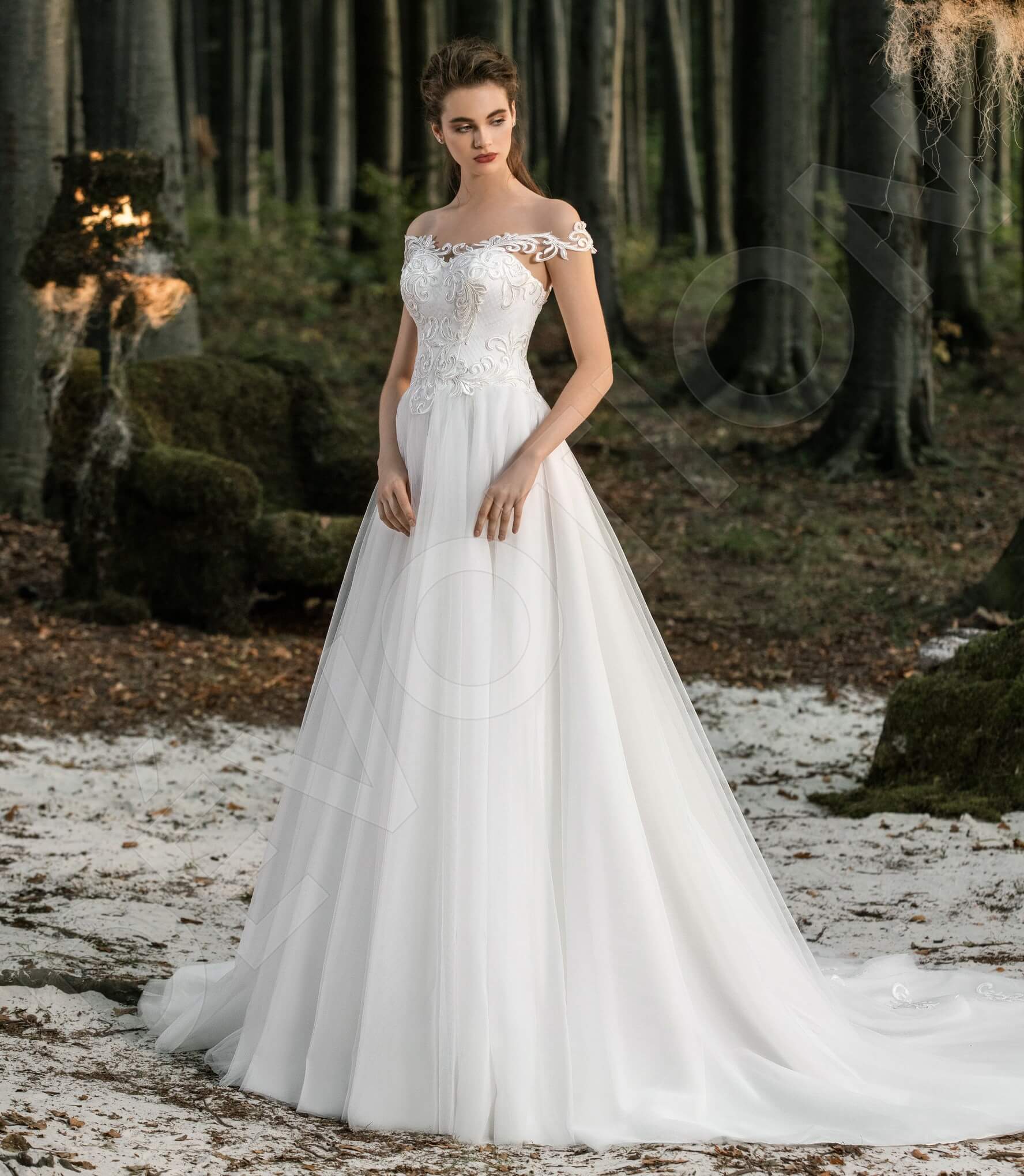 Annora A-line Sweetheart Milk Wedding dress