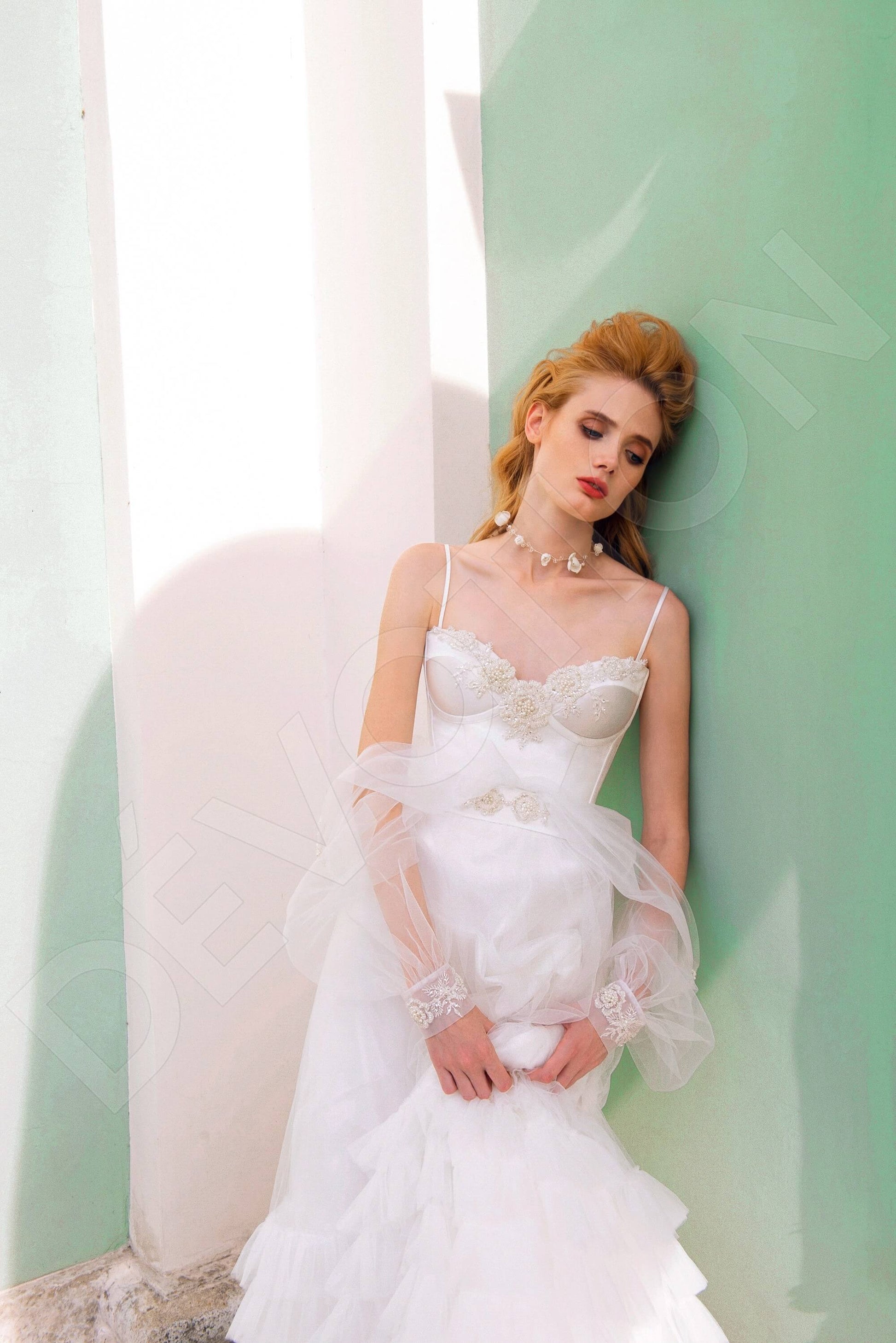Ricoletta A-line V-neck Lightivory Wedding dress
