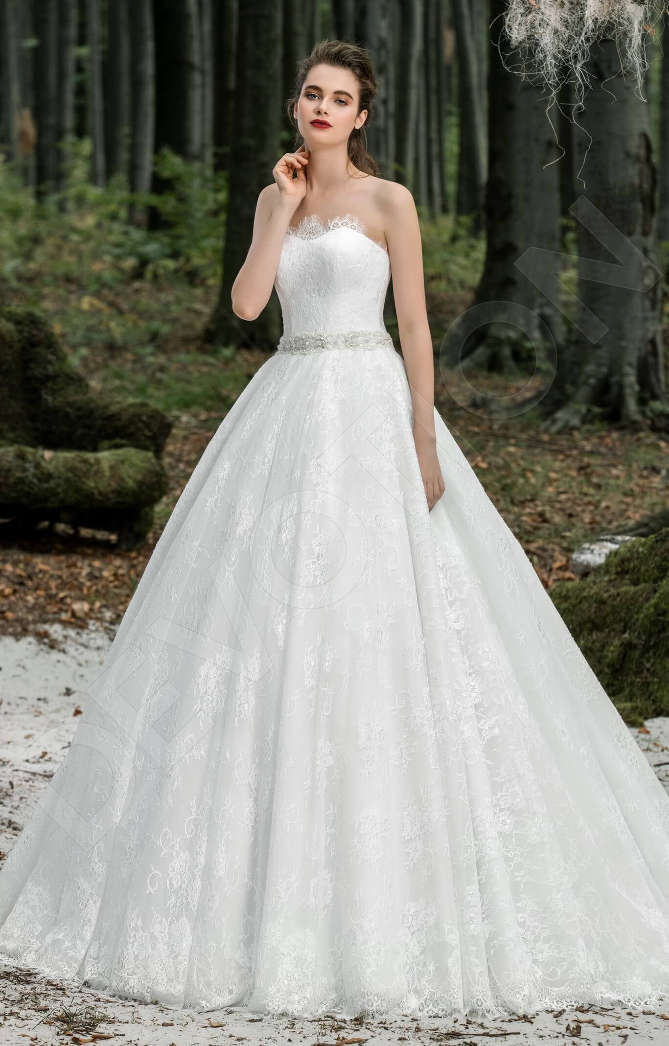 Donatella A-line Sweetheart White Wedding dress