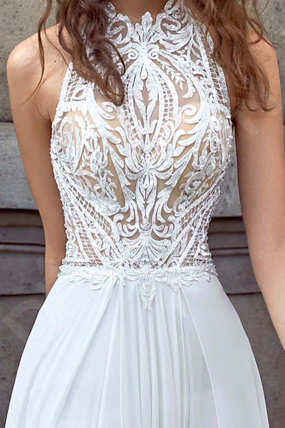 Gella Open back A-line Sleeveless Wedding Dress 4