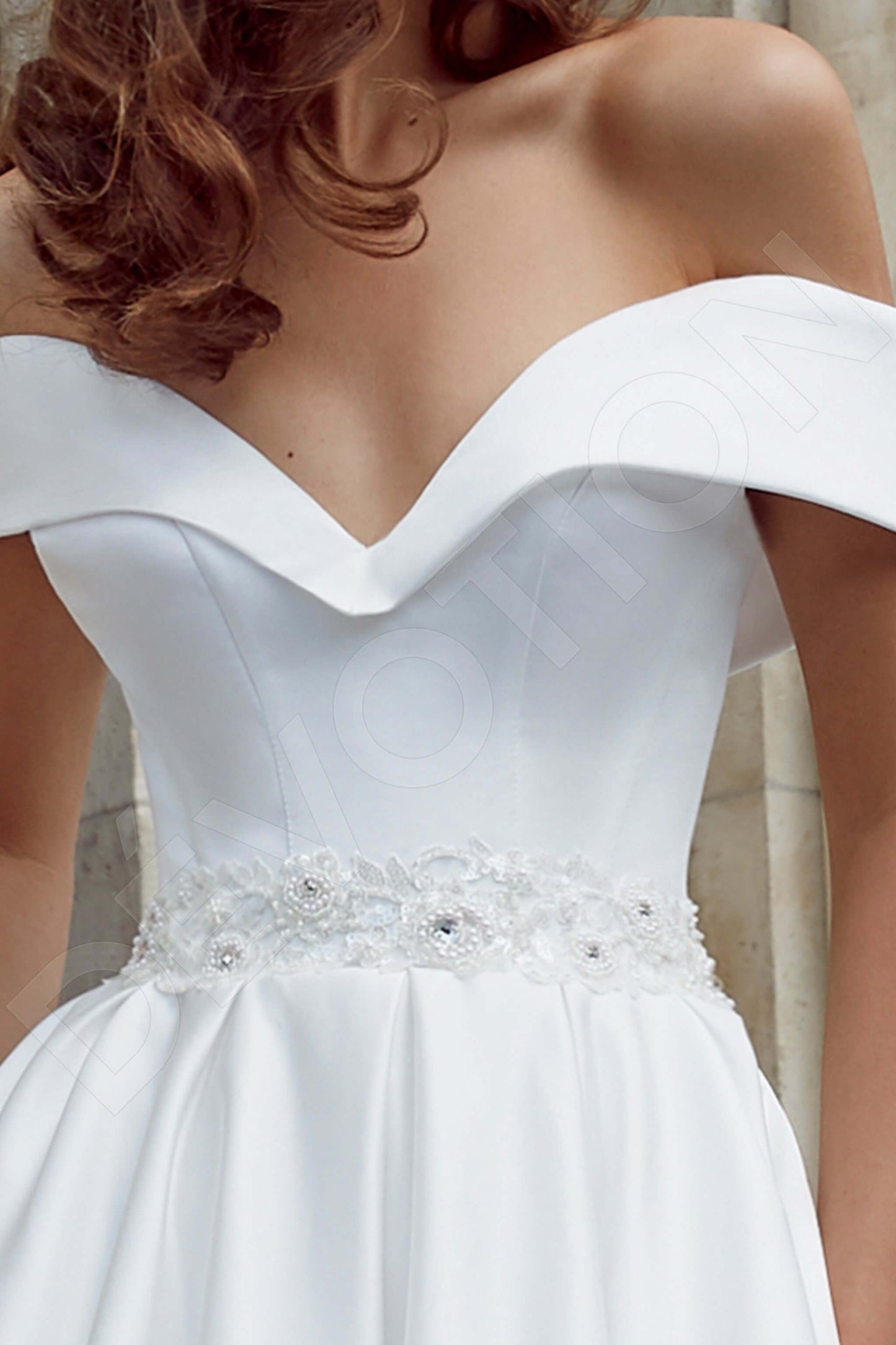 Gia Open back A-line Straps Wedding Dress 6