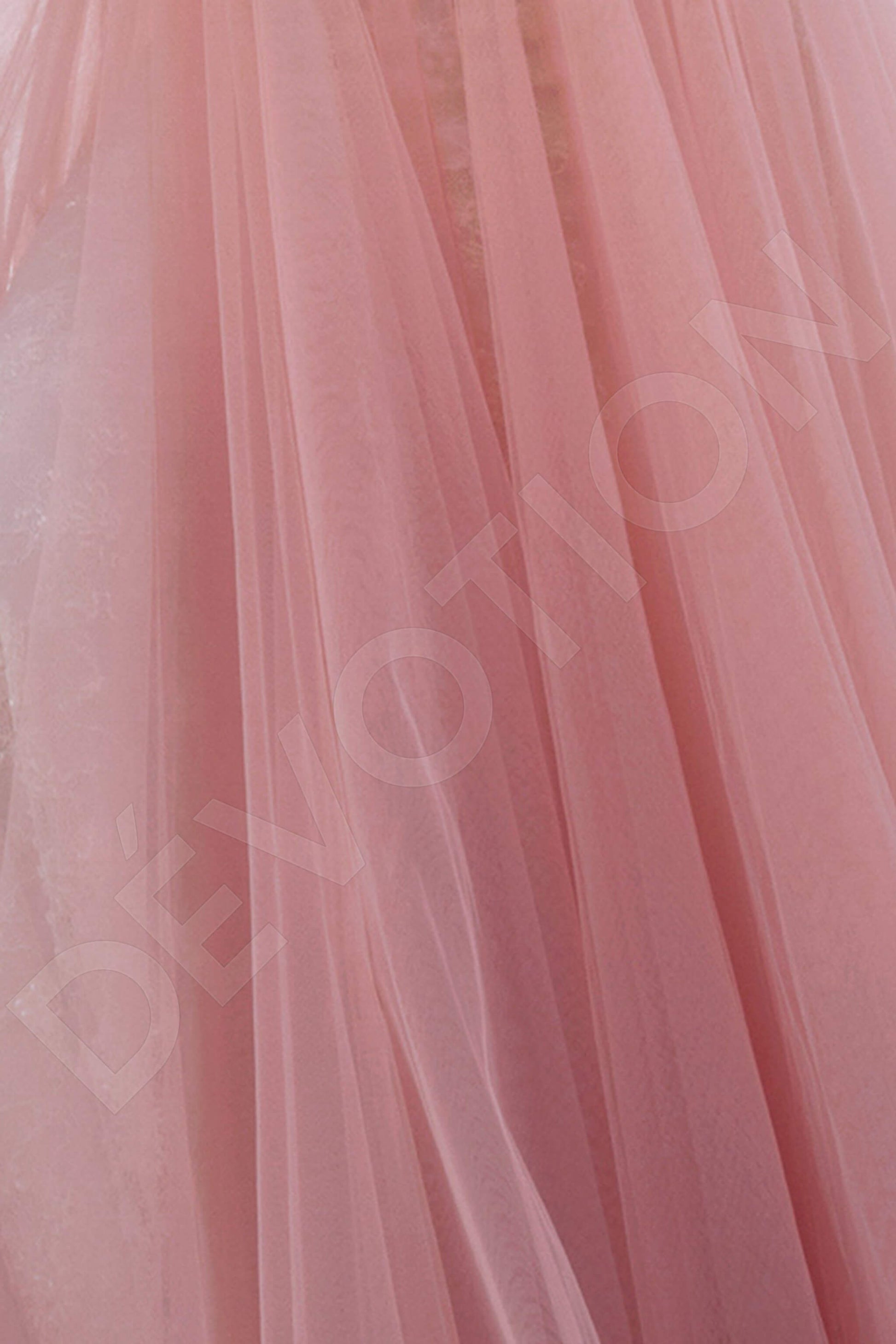 Cassandia Princess/Ball Gown Jewel Pink Wedding dress