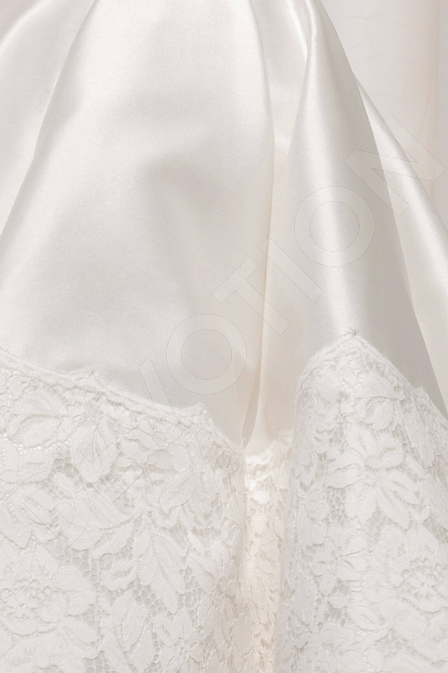 Ilma Open back A-line Short/ Cap sleeve Wedding Dress 7