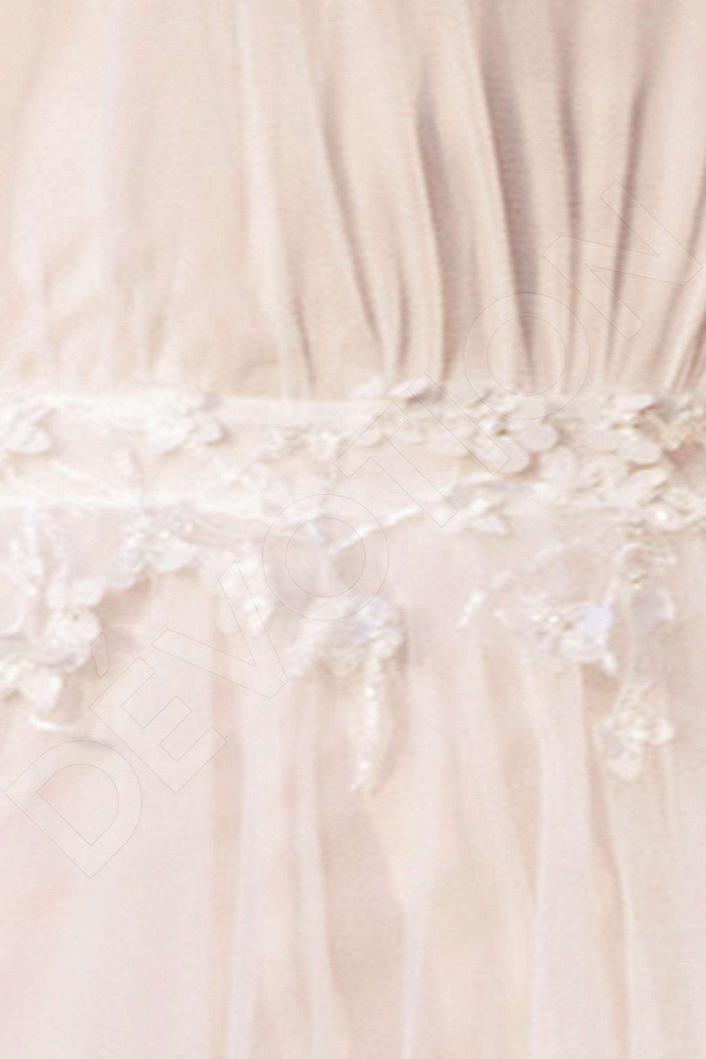 Elanis Criss cross back A-line Sleeveless Wedding Dress 6