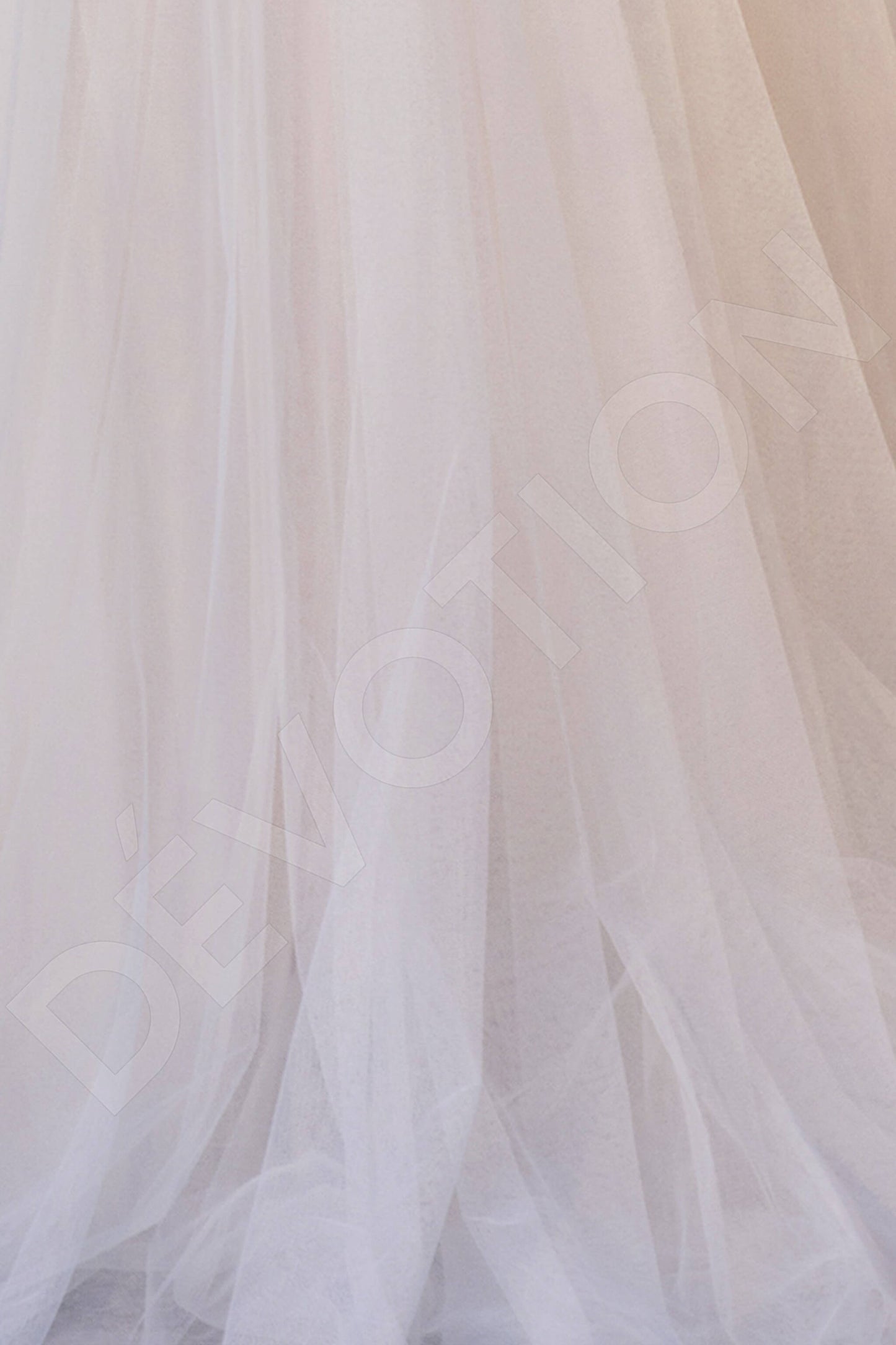 Elanis Criss cross back A-line Sleeveless Wedding Dress 7
