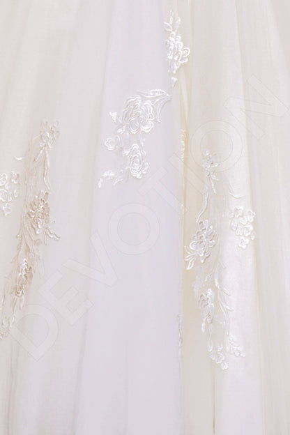 Octaviana Lace up back Princess/Ball Gown Long sleeve Wedding Dress 7