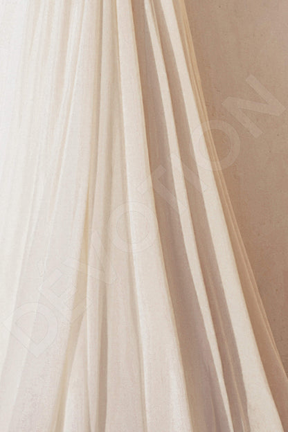 Miltia Open back A-line Long sleeve Wedding Dress 7