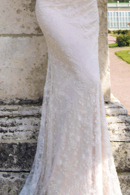 Andina Criss cross back Sheath/Column Sleeveless Wedding Dress 6
