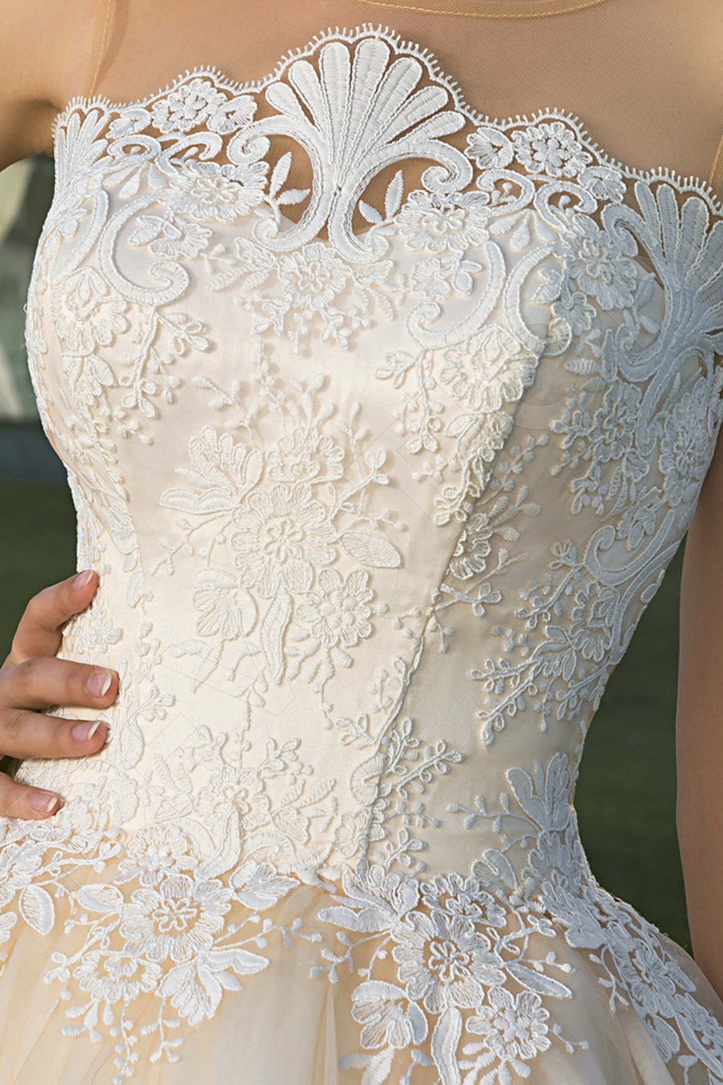 Giovanna Open back Princess/Ball Gown Sleeveless Wedding Dress 5