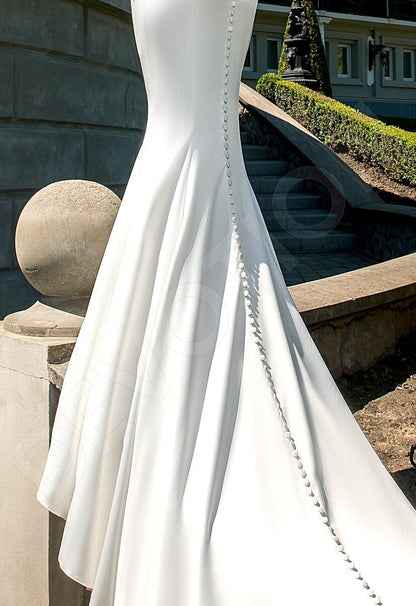 Luizella Open back Trumpet/Mermaid Strapless Wedding Dress 7