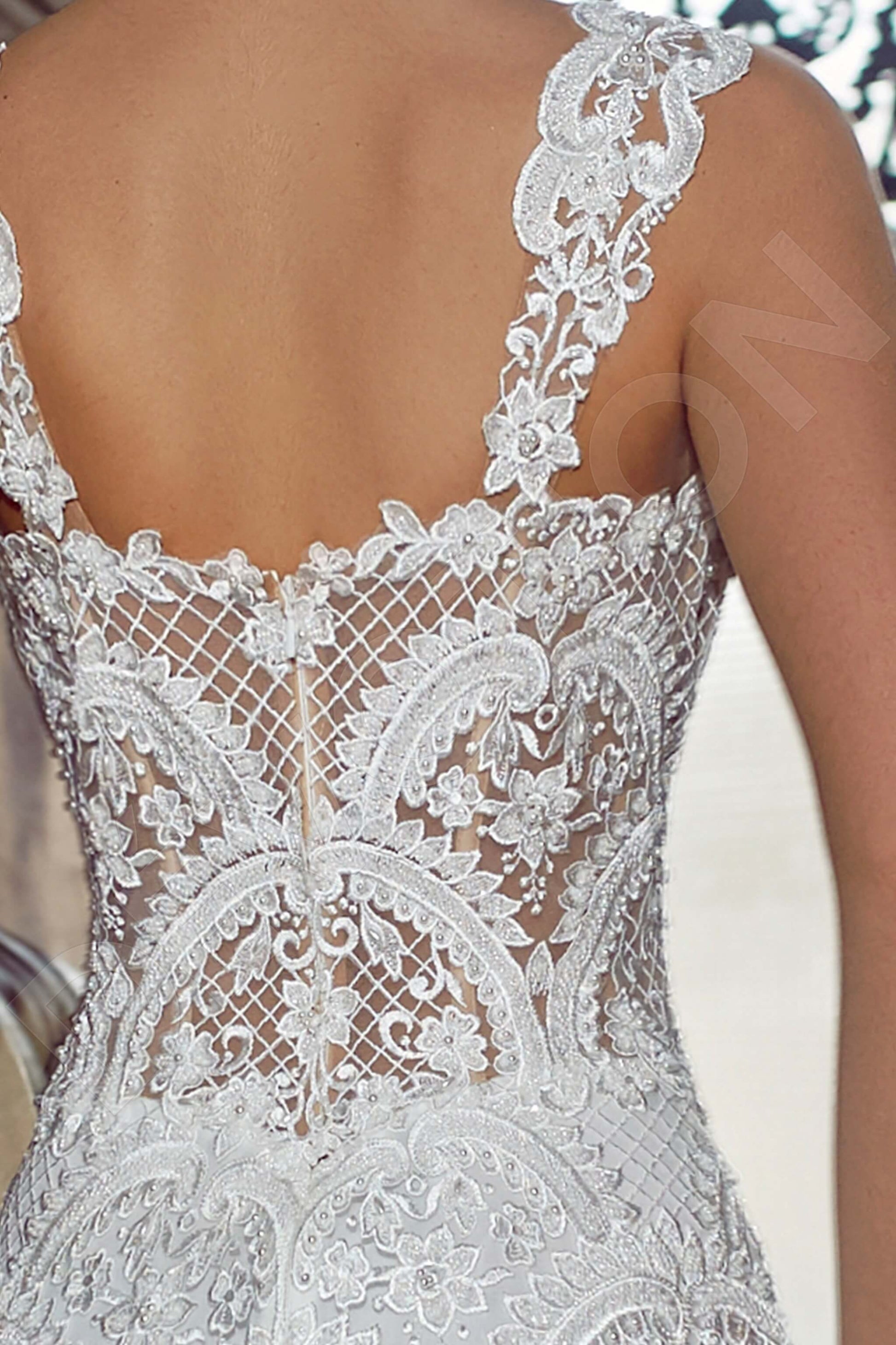 Navilla Sheath/Column Sweetheart White Wedding dress
