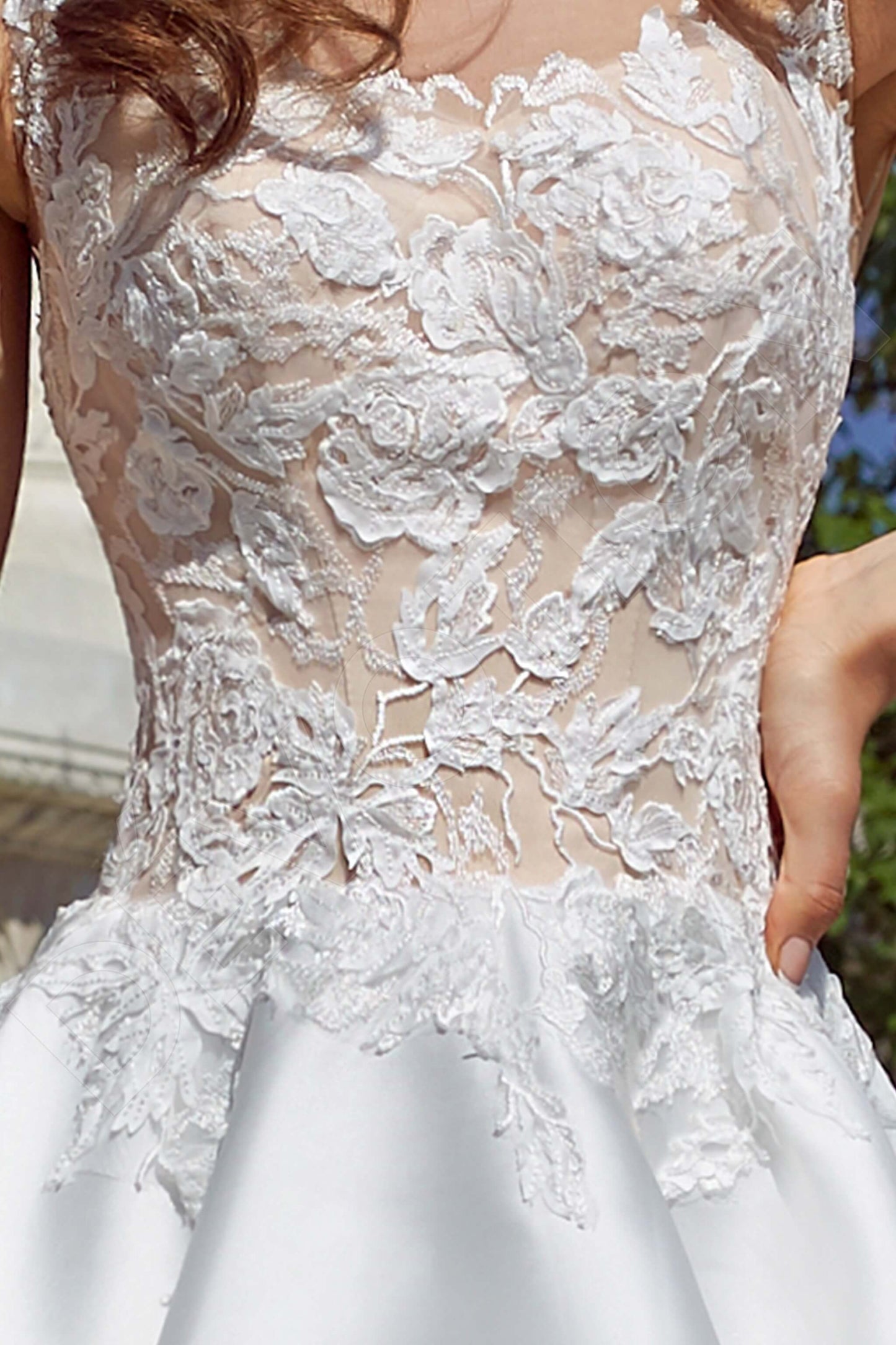 Vilia Open back A-line Sleeveless Wedding Dress 4