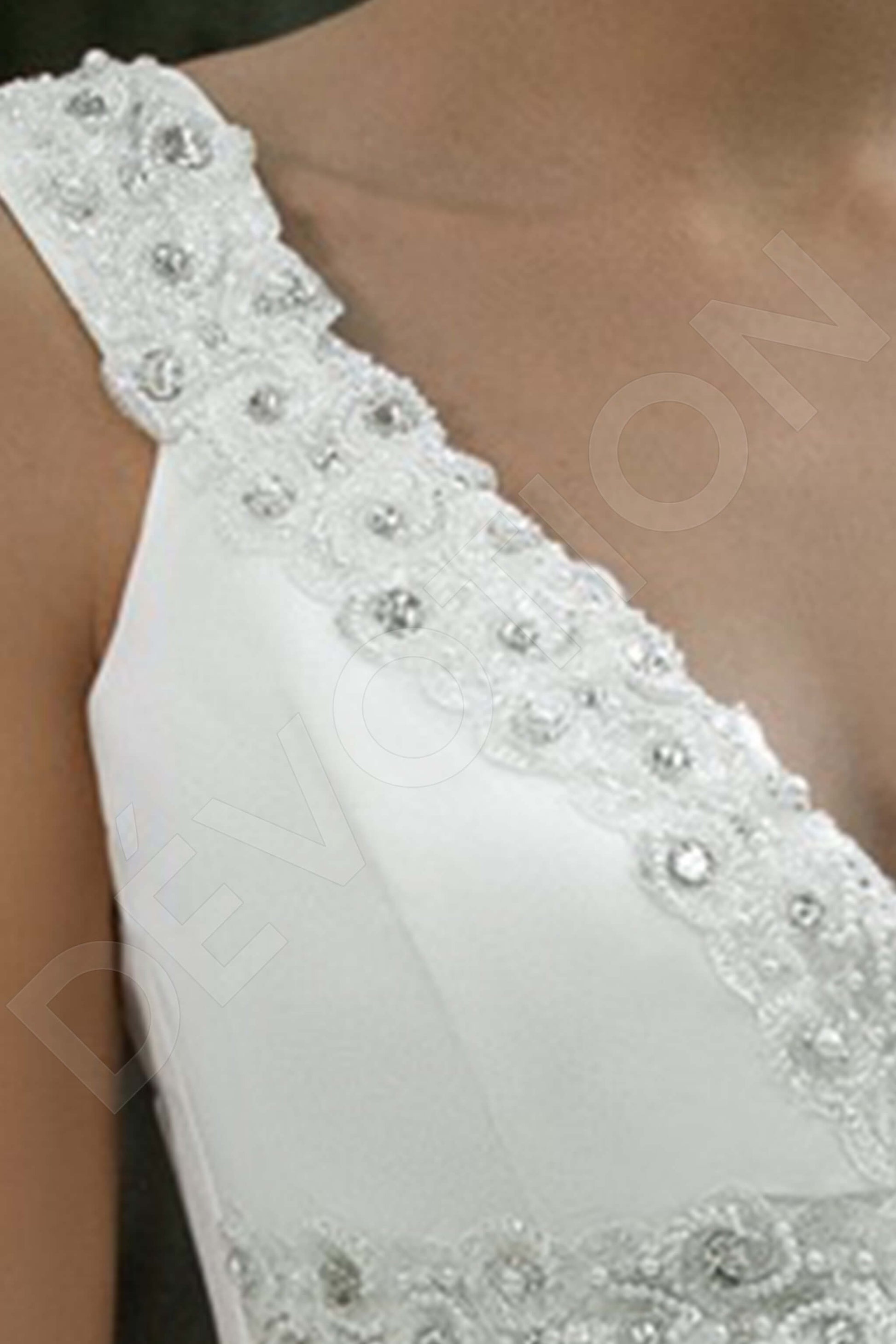 Camea A-line V-neck Milk Wedding dress