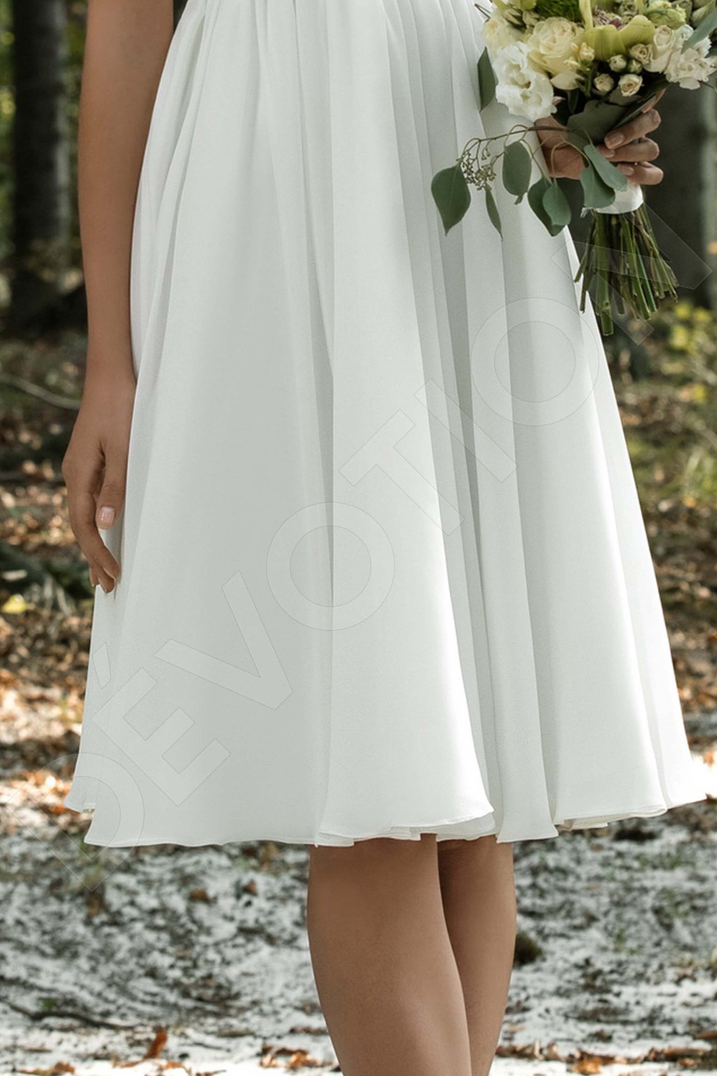 Camea Open back A-line Sleeveless Wedding Dress 6