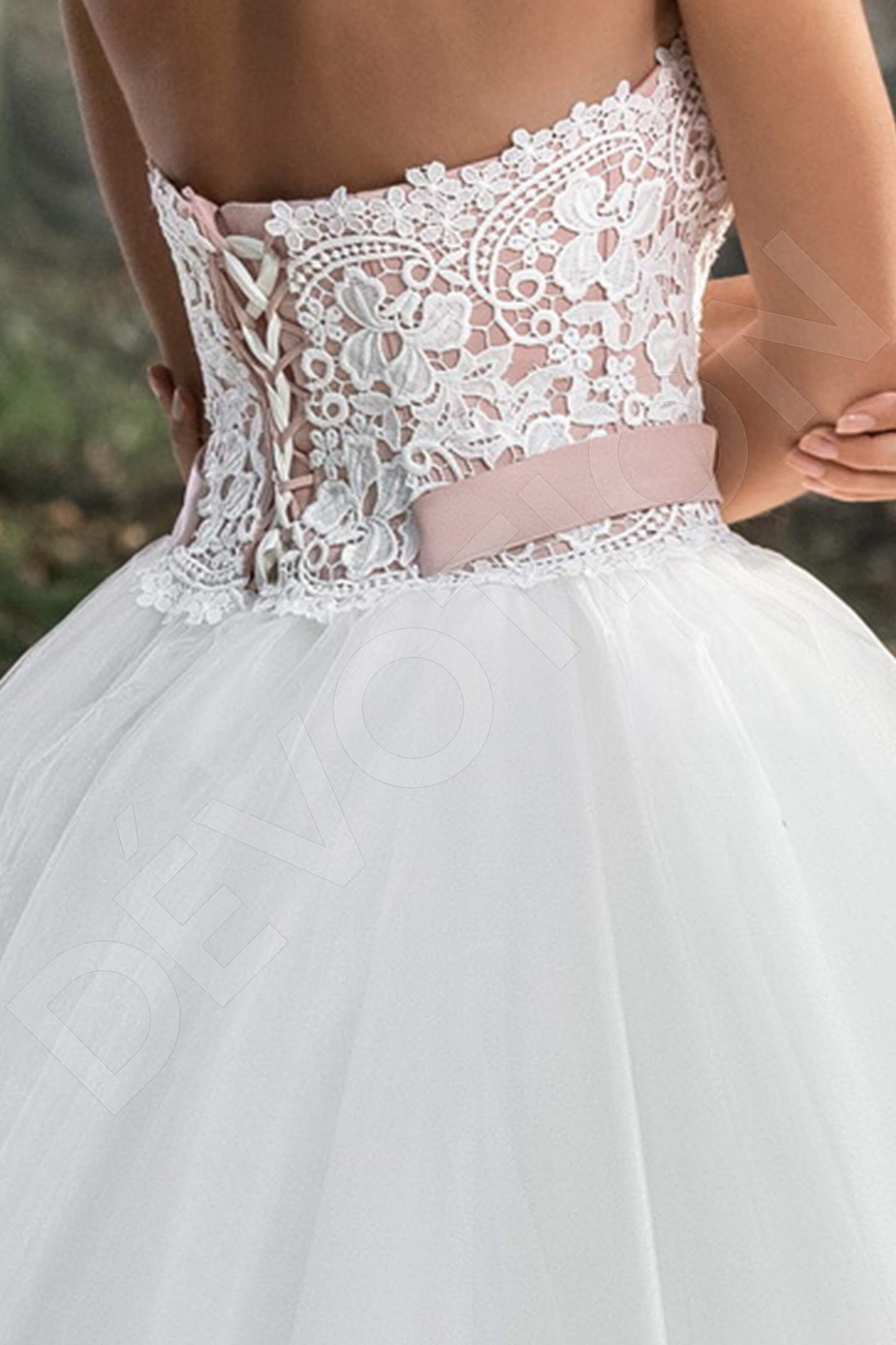 Langley Open back Princess/Ball Gown Strapless Wedding Dress 6