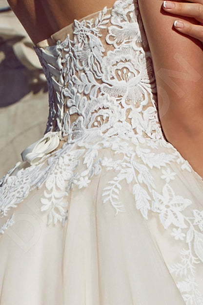 Samille Open back Princess/Ball Gown Strapless Wedding Dress 6