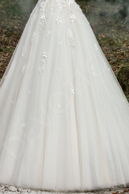Rosaleen Open back A-line Strapless Wedding Dress 6