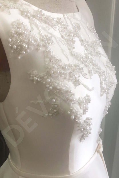 Hedonia Open back A-line Sleeveless Wedding Dress 9