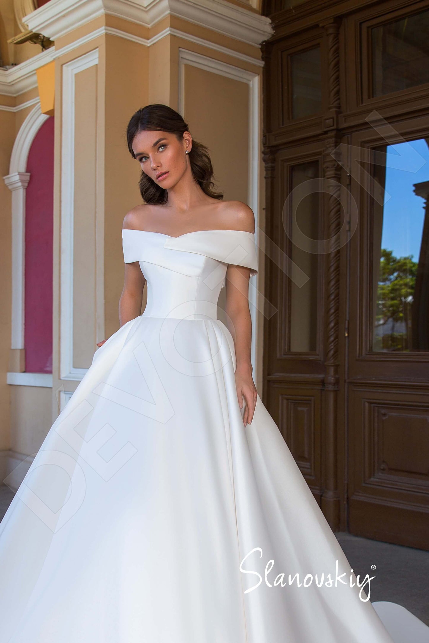 Nemira Open back Princess/Ball Gown Sleeveless Wedding Dress 2