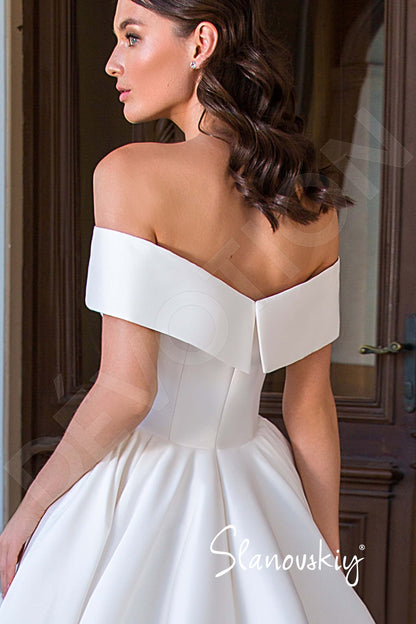 Nemira Open back Princess/Ball Gown Sleeveless Wedding Dress 3