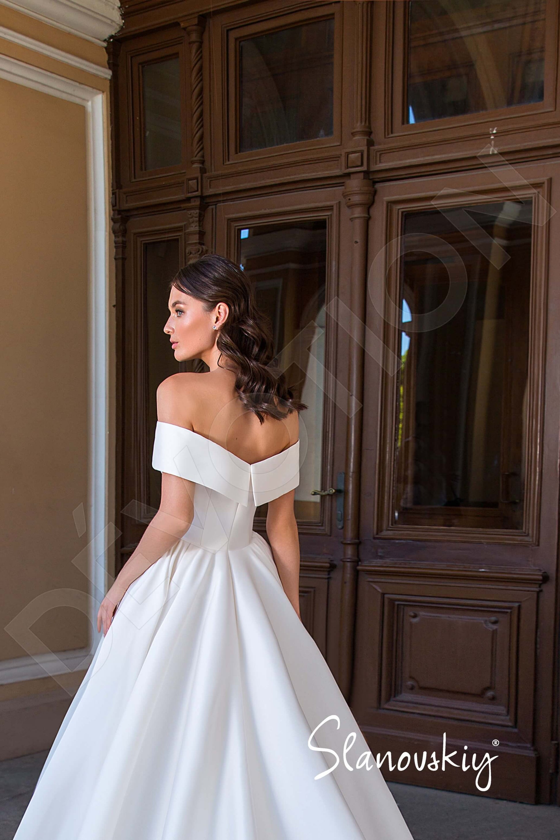Nemira Princess/Ball Gown Off-shoulder/Drop shoulders Cream Wedding dress