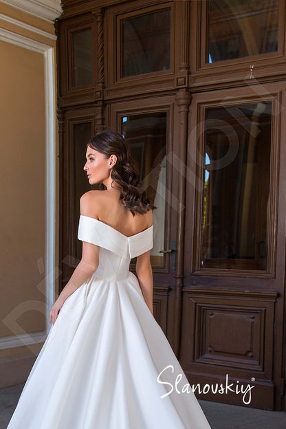 Nemira Open back Princess/Ball Gown Sleeveless Wedding Dress 7