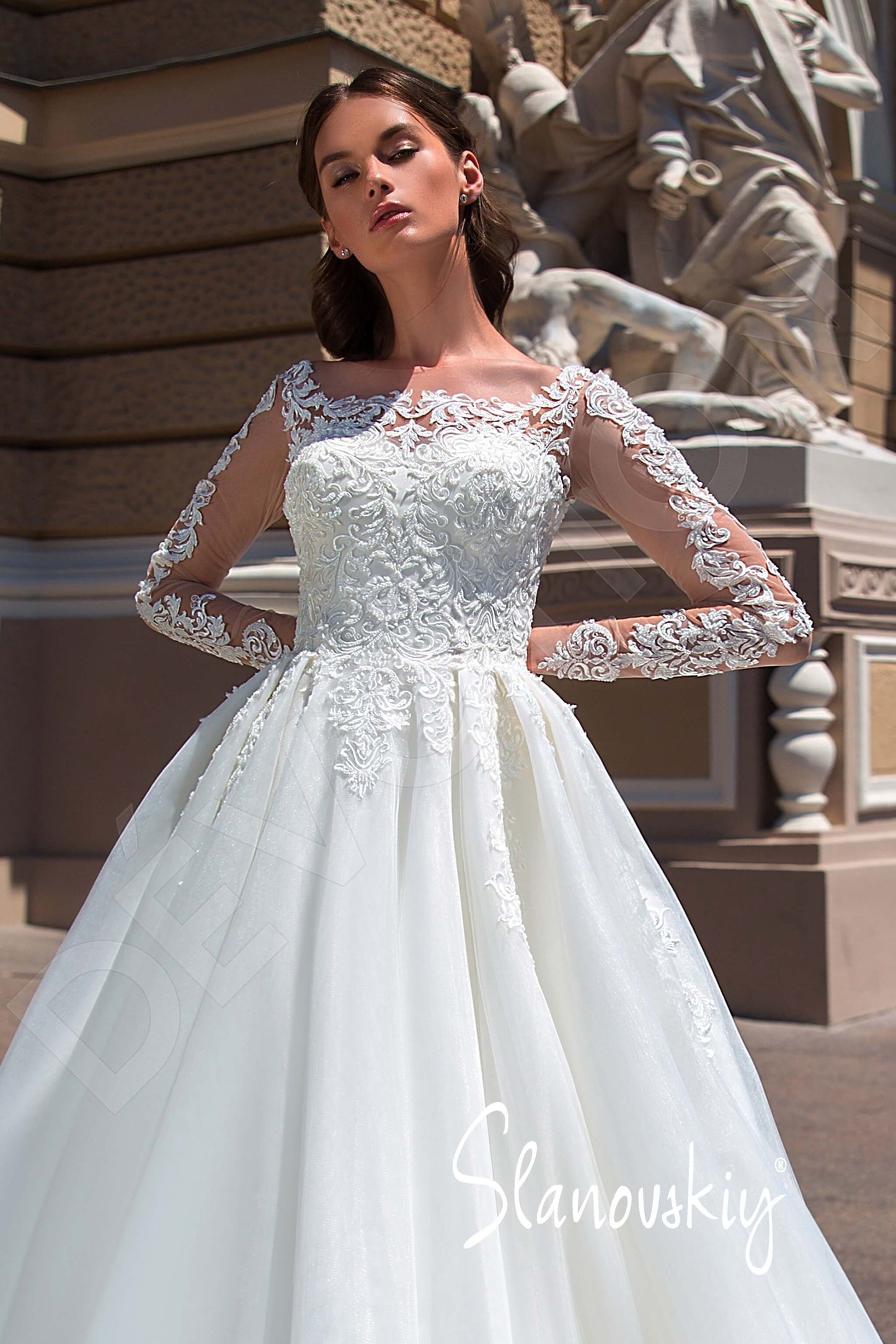 Lirika Full back Princess/Ball Gown Long sleeve Wedding Dress 2